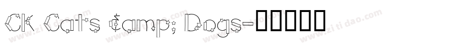 CK Cats & Dogs字体转换